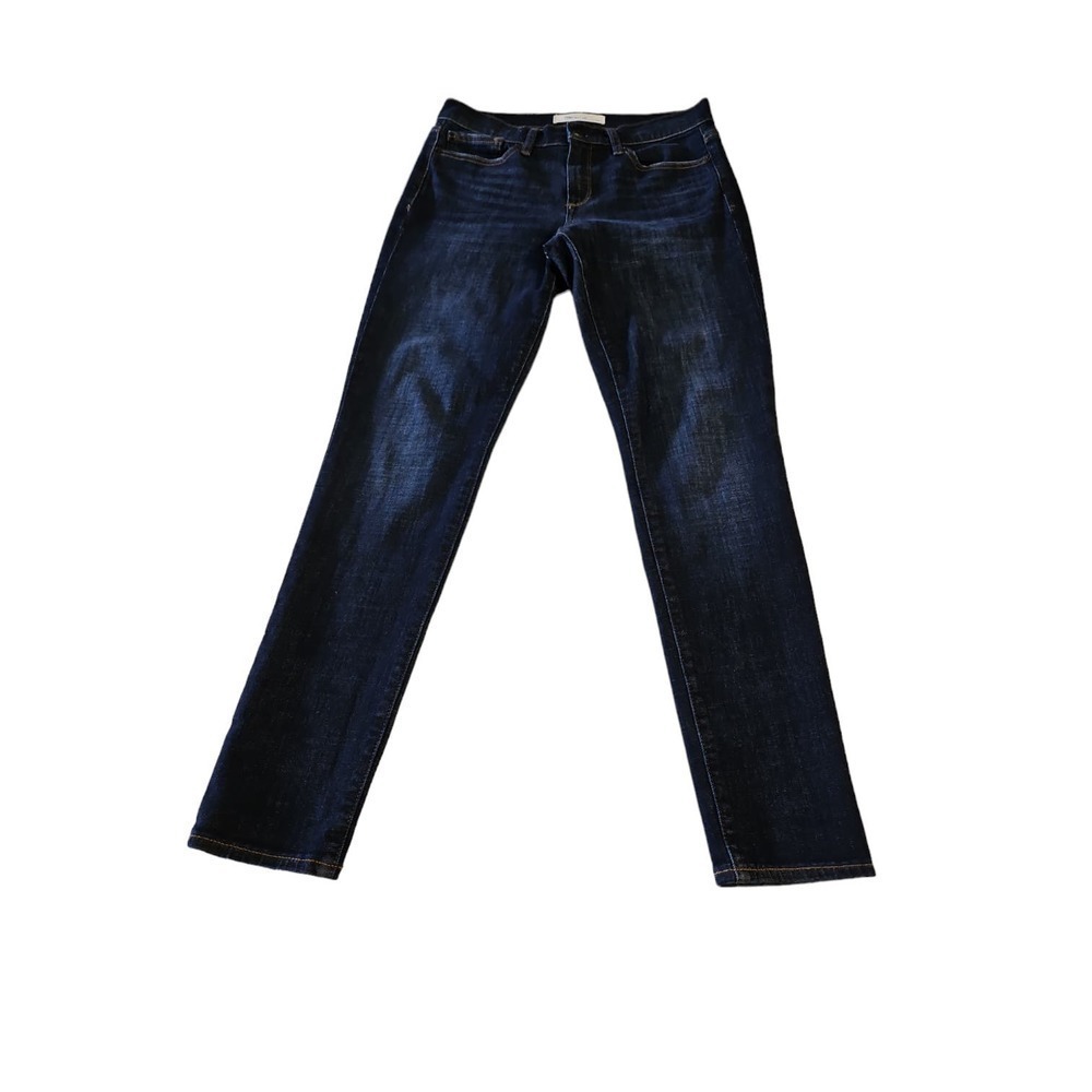 Gap 1969 True Skinny Mid Rise Dark Wash Jeans Women's Sz 28R